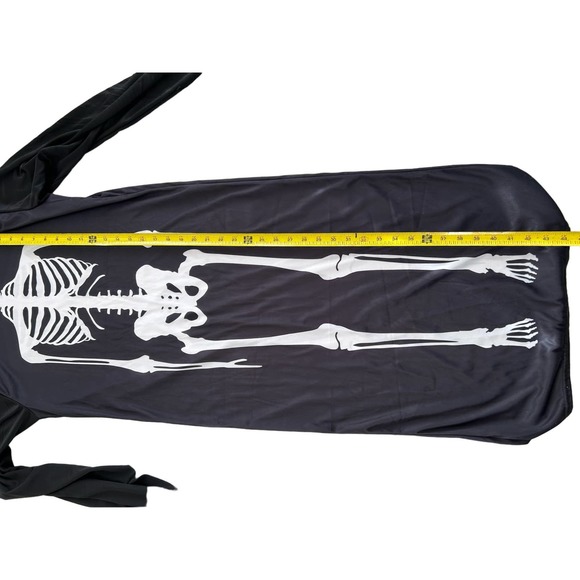 Casual Mini Gothic Dress With Skull Print Detail Sz M - Picture 4 of 6